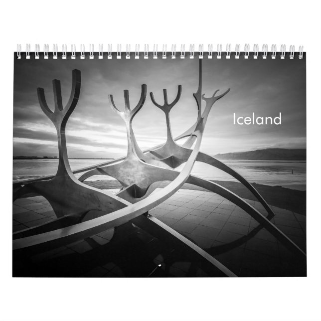 Calendário Islândia B&W (Capa)