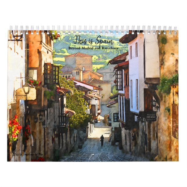 Calendário Isto é Espanha - Além de Madrid e Barcelona (Capa)