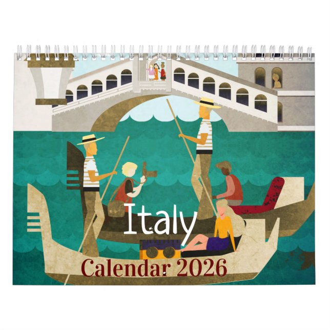 Calendário Itália (Capa)