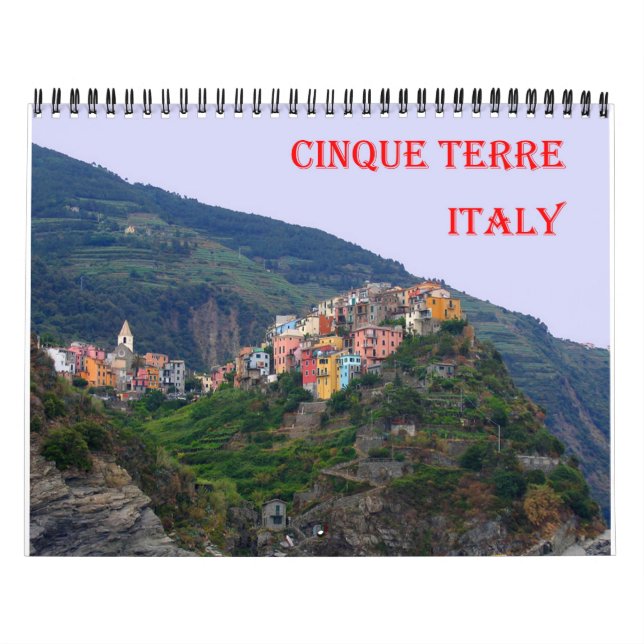 Calendário Itália - Cinque Terre - (Capa)