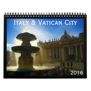 Calendário Italia e vaticano 2016