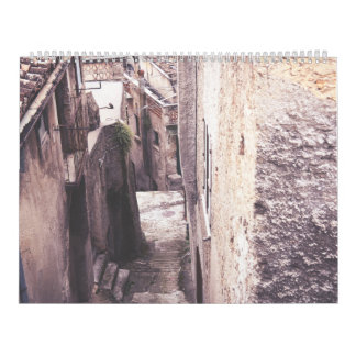 Calendário italiano da paisagem