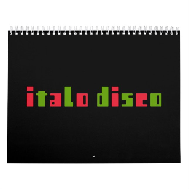 CALENDÁRIO ITALO DISCO (Capa)