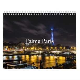 Calendário J'aime Paris