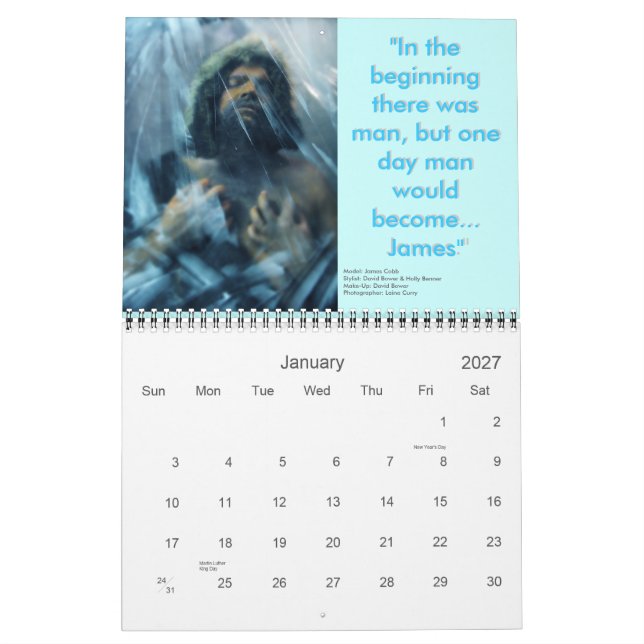 Calendário James (Jan 2027)