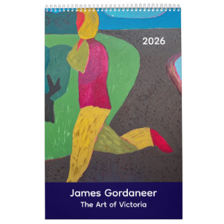 Calendário James Gordaneer Art of Victoria Calendar