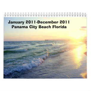 Calendário Janeiro de 2011-dezembro de 2011 fotos da praia da