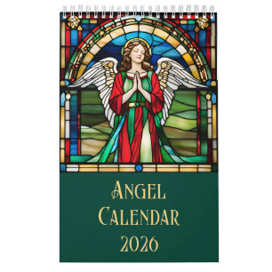 Calendário Janela de Vidro Manchado 2025 Personalizada