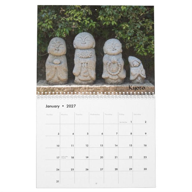 Calendário Japão 2010 (Jan 2027)