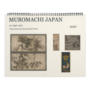 Calendário Japão Muromachi c. 1333–1573 Doze Obras de Arte 20