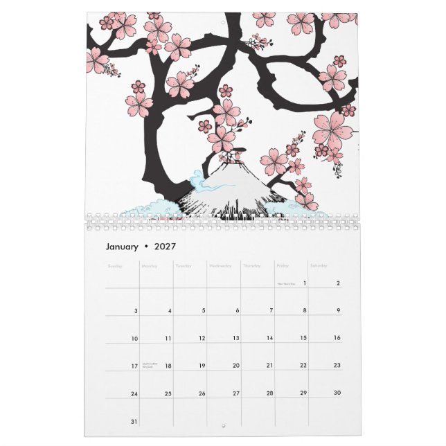 Calendário japonês:: ARTE ESPECIAL (Jan 2027)