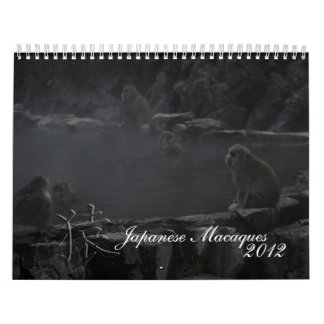 Calendário japonês dos Macaques