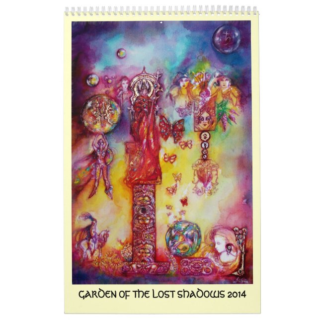 CALENDÁRIO JARDIM DA FAERY & BUTTERFLIES DE SOMBRAS PERDIDAS  (Capa)