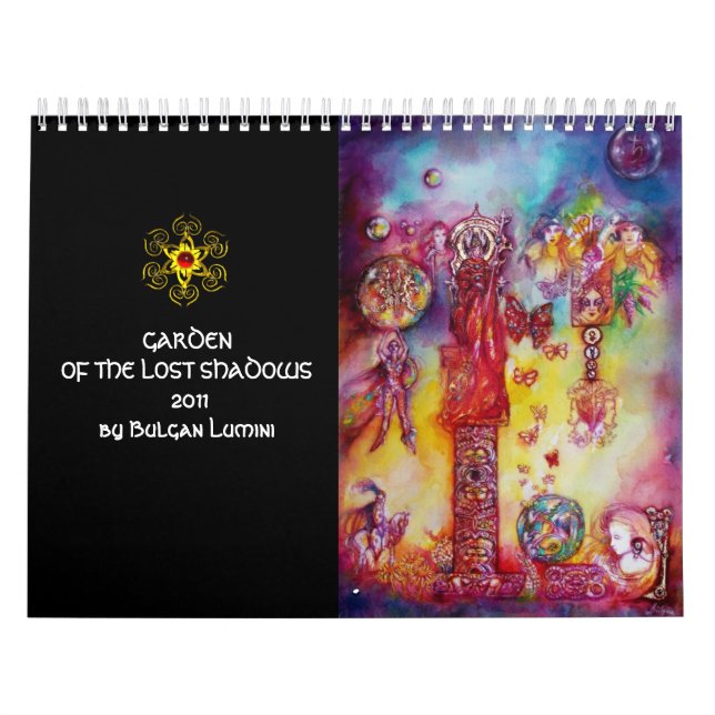 CALENDÁRIO JARDIM DAS SOMBRAS PERDIDAS,FAERY & BUTTERFLIES 20 (Capa)
