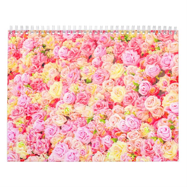 Calendário Jardim de rosas (Capa)