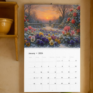Calendário Jardins da Era Vitoriana