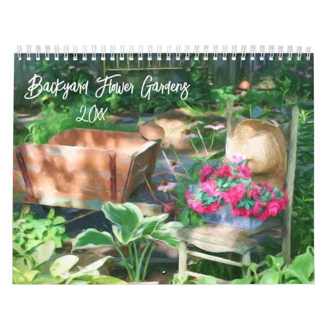 Calendário Jardins de Flores no Quintal (Capa)