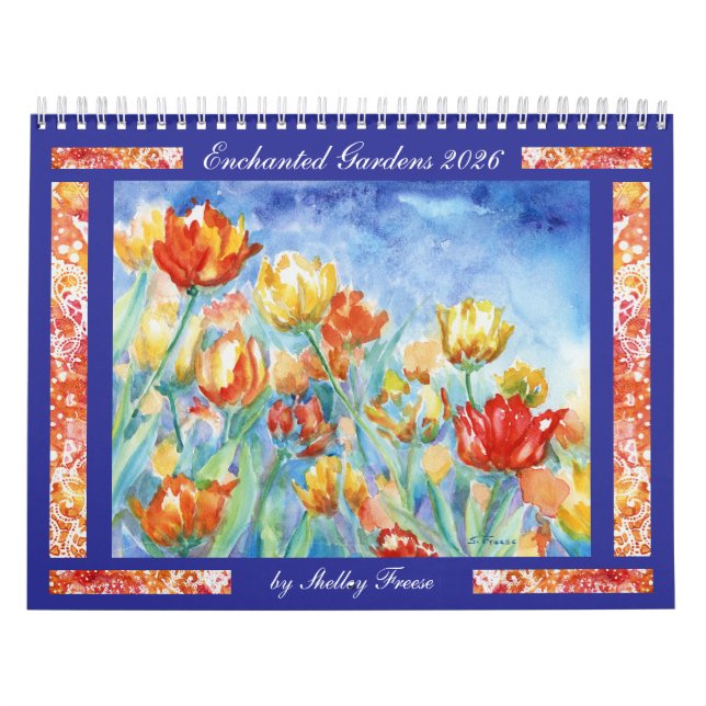 Calendário Jardins Encantados 2026 (Capa)