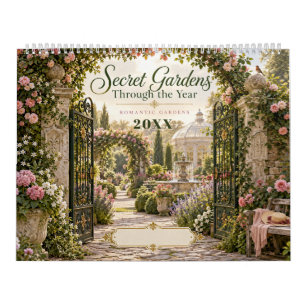 Calendário Jardins Secretos ao Longo do Ano