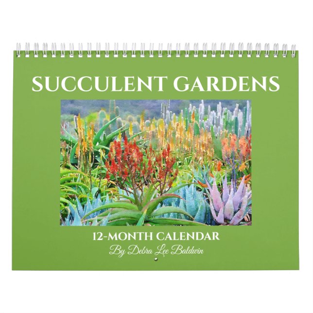 Calendário Jardins Suculentos do excelente (Capa)