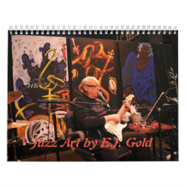 Calendário Jazz Art by E.J. Dourado
