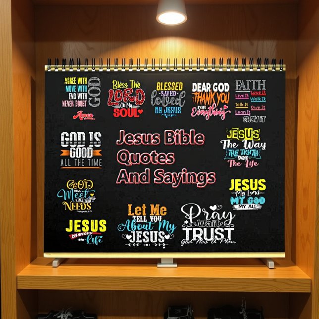 Calendário Jesus Bíblia Cita E Diz (Criador carregado)