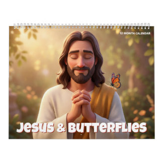 Calendário Jesus & Butterflies Calendar