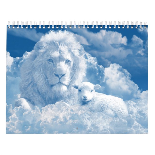 CALENDÁRIO JESUS O LAMB E JESUS O LÍON (Capa)