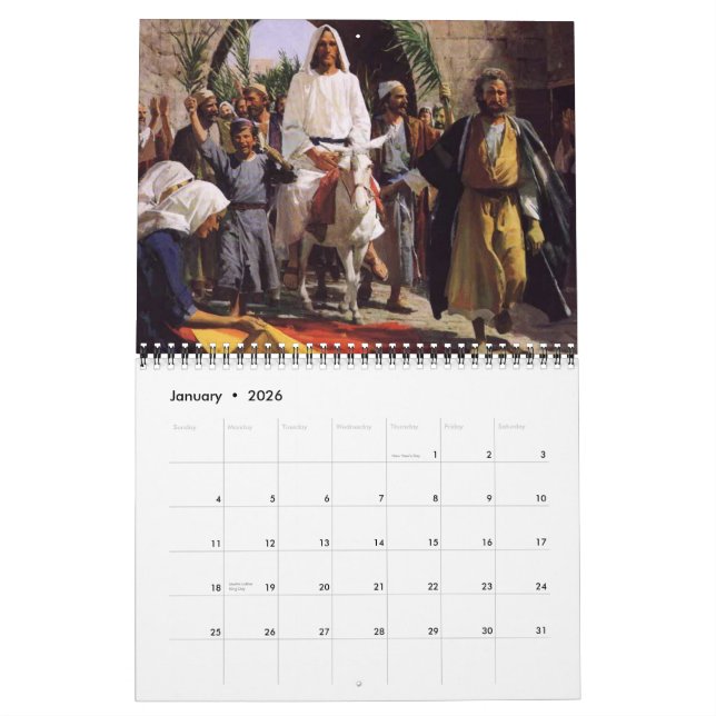 Calendário Jesus te ama (Jan 2026)