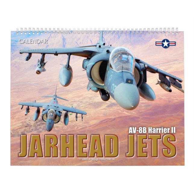 Calendário JETS JARHEAD - AV-8B Harrier II (Capa)