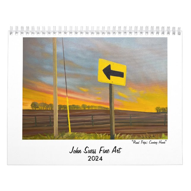 Calendário John Suess Fine Art 2024 Calendar (Capa)