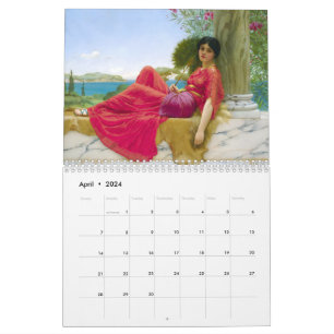 Calendário John William Godward Art Calendar