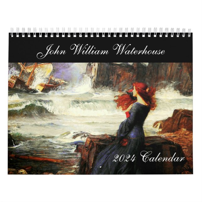 Calendário John William Waterhouse Fine Art (Capa)