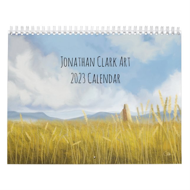 Calendário Jonathan Clark Art 2023 Calendar (Capa)