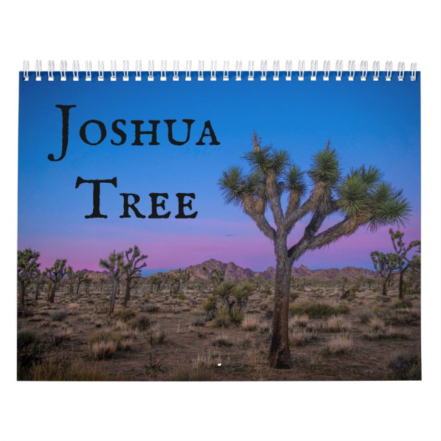 Calendário Joshua Tree (Capa)