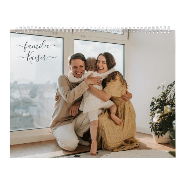 Calendário Kalender mit eigenen Fotos - Selbst Gestalten  (Capa)