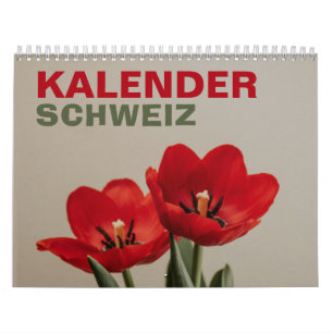 Calendário Kalender Schweiz mit Feiertagen   Suíça 2026