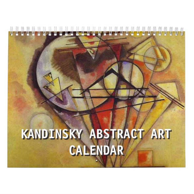 Calendário Kandinsky Abstrato Art (Capa)