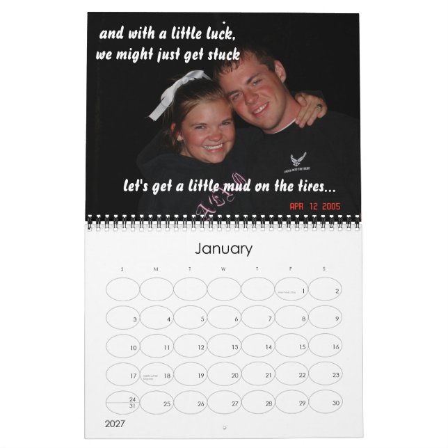 Calendário Katie & Ryan (Jan 2027)