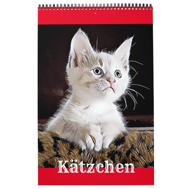 Calendário KÄTZCHEN KATZEN WELPEN - Kalender (Capa)