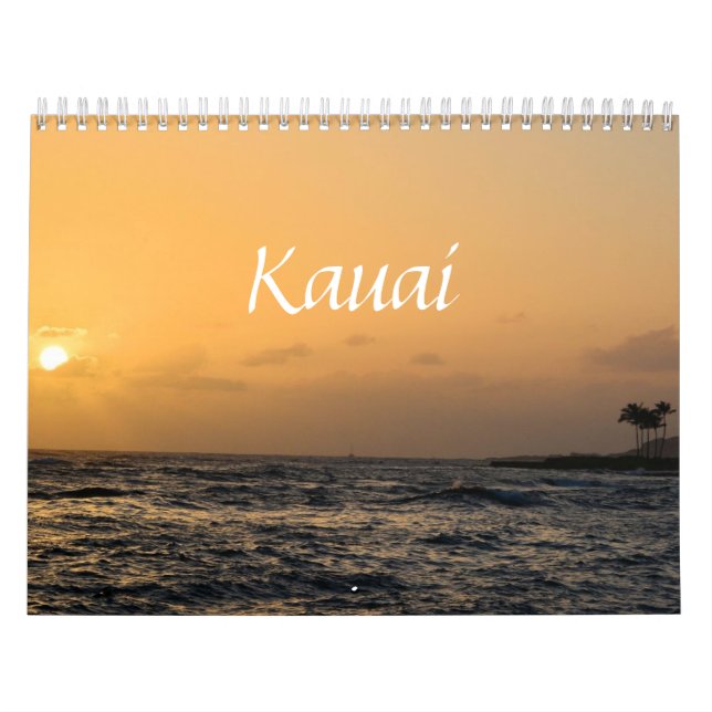 Calendário Kauai Beach (Capa)