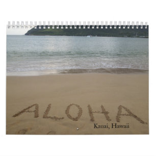 Calendário Kauai Havaí