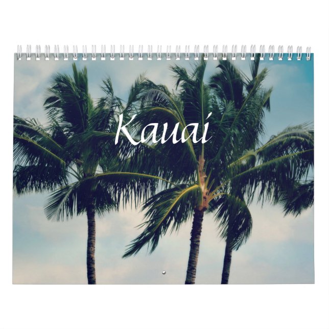 Calendário Kauai Hawaii (Capa)