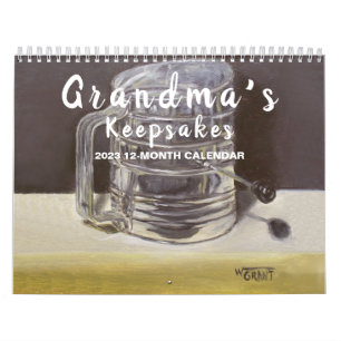 Calendário Keepsakes da vovó