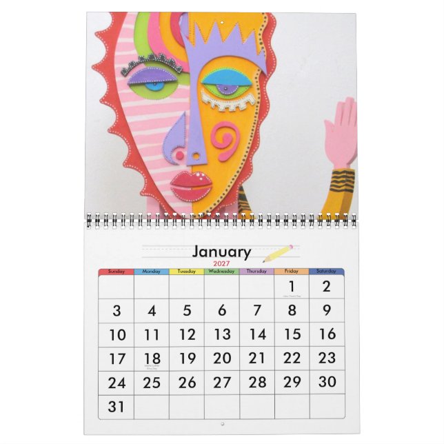 Calendário "KeRicTure" (Jan 2027)