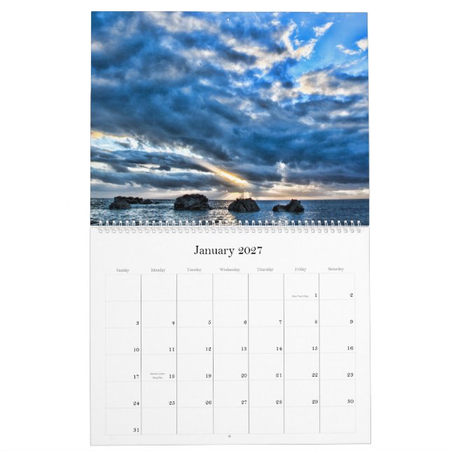 Calendário Key West 2013 (fevereiro '13 - janeiro '14) (Jan 2027)