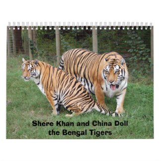 Calendário khan-n-china010, Shere Khan e China Dollthe B…