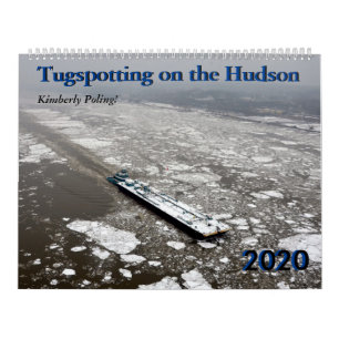 Calendário Kimberly Poling Tugspotting sobre o Hudson 2020