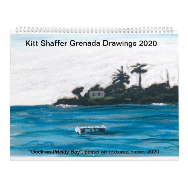 Calendário Kitt Shaffer 2020 Grenada Desenha grande calendári (Capa)