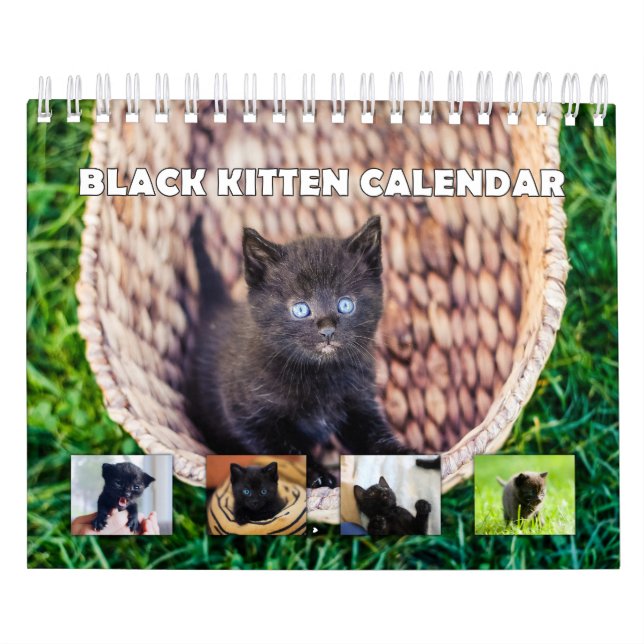 Calendário Kitten Preto (Capa)